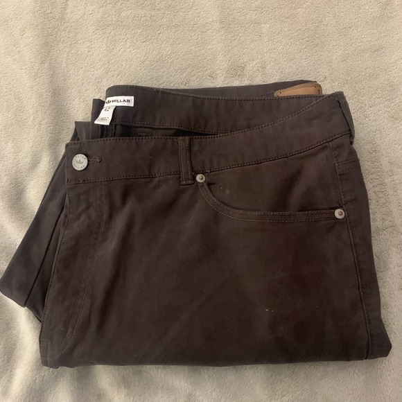 Peter Millar Ultimate Sateen Five-Pocket Pants Chestnut Brown Men Size 42 - Picture 6 of 11